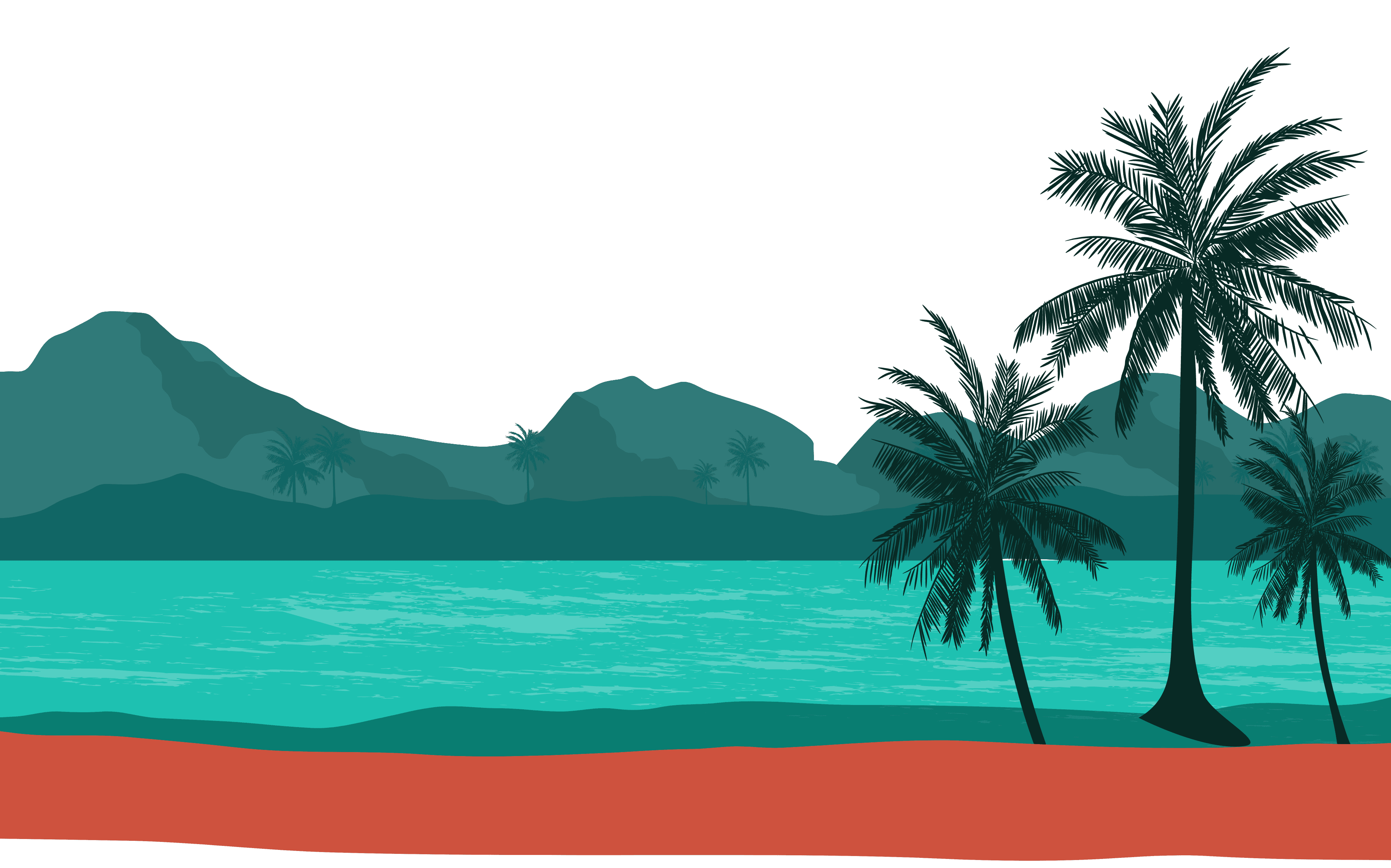 Mountain Trees Background